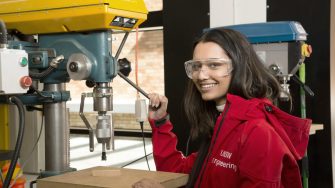 Engineering Faculty Enrolment Rules UNSW engineering student working with machinery wearing safety gear in workshop