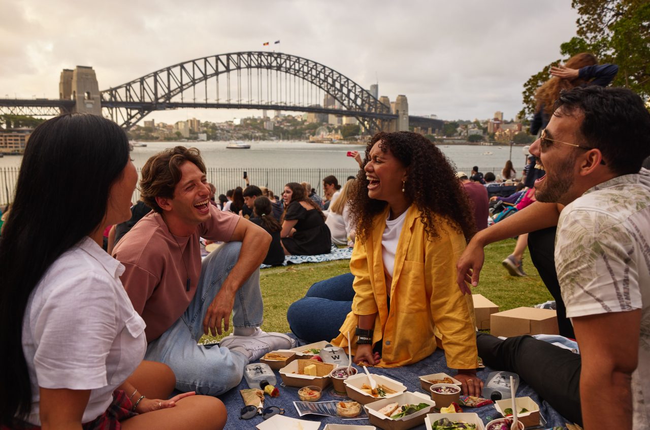 Picnic in the Royal Botanic Gardens, Sydney